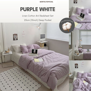 DEFECTIVE Bedsheets Set Quilt Cover Set Only (Not Returnable)
