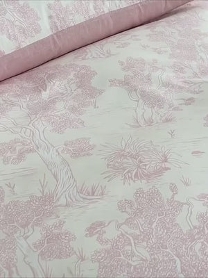 Cotton Dior Pink Flora Series (16inch)