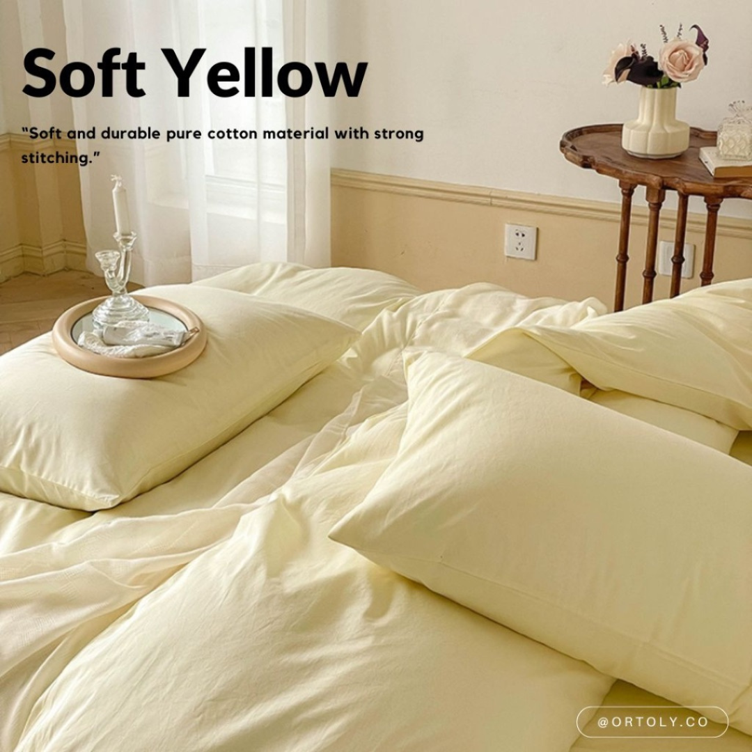 Cotton Soft Yellow Japanese Style (14inch)