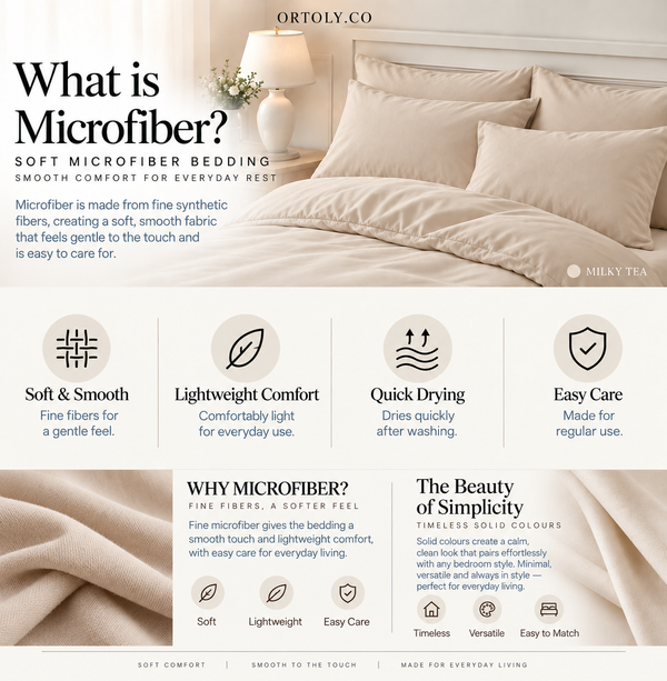 Microfiber Milky Tea Muji Series (14inch)